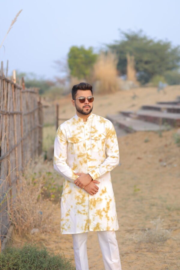 Hunting Inspired Hemp Kurta