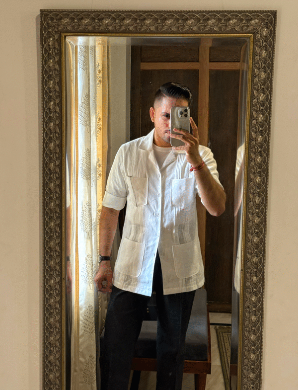 pleated shirt