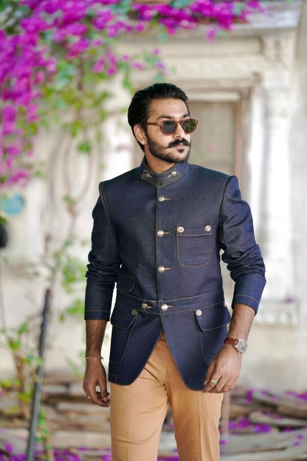 Designer Denim Bandhgala