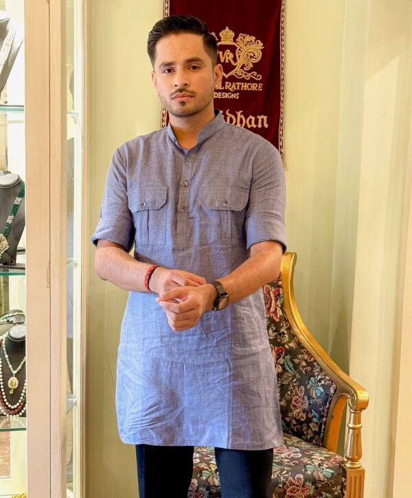 2 Pocket Linen Kurta