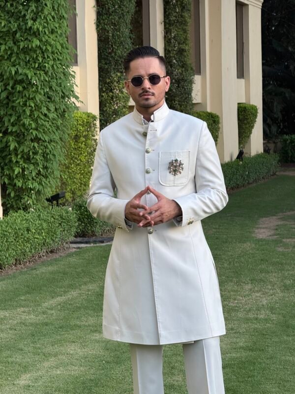 Traditional Hand Crafted Achkan From House Of Jodhpur