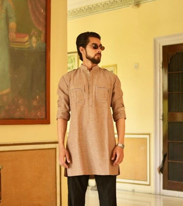 Linen 2 Pocket Kurta