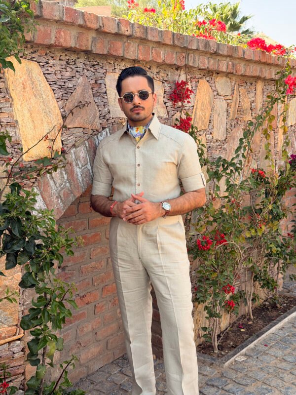 Handcrafted Linen Co-ord Set